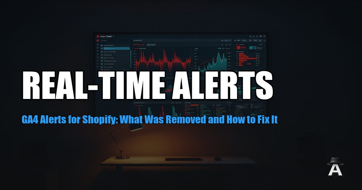 Real-Time GA4 Alerts for Shopify: Anomaly Detection for Spikes and Declines
